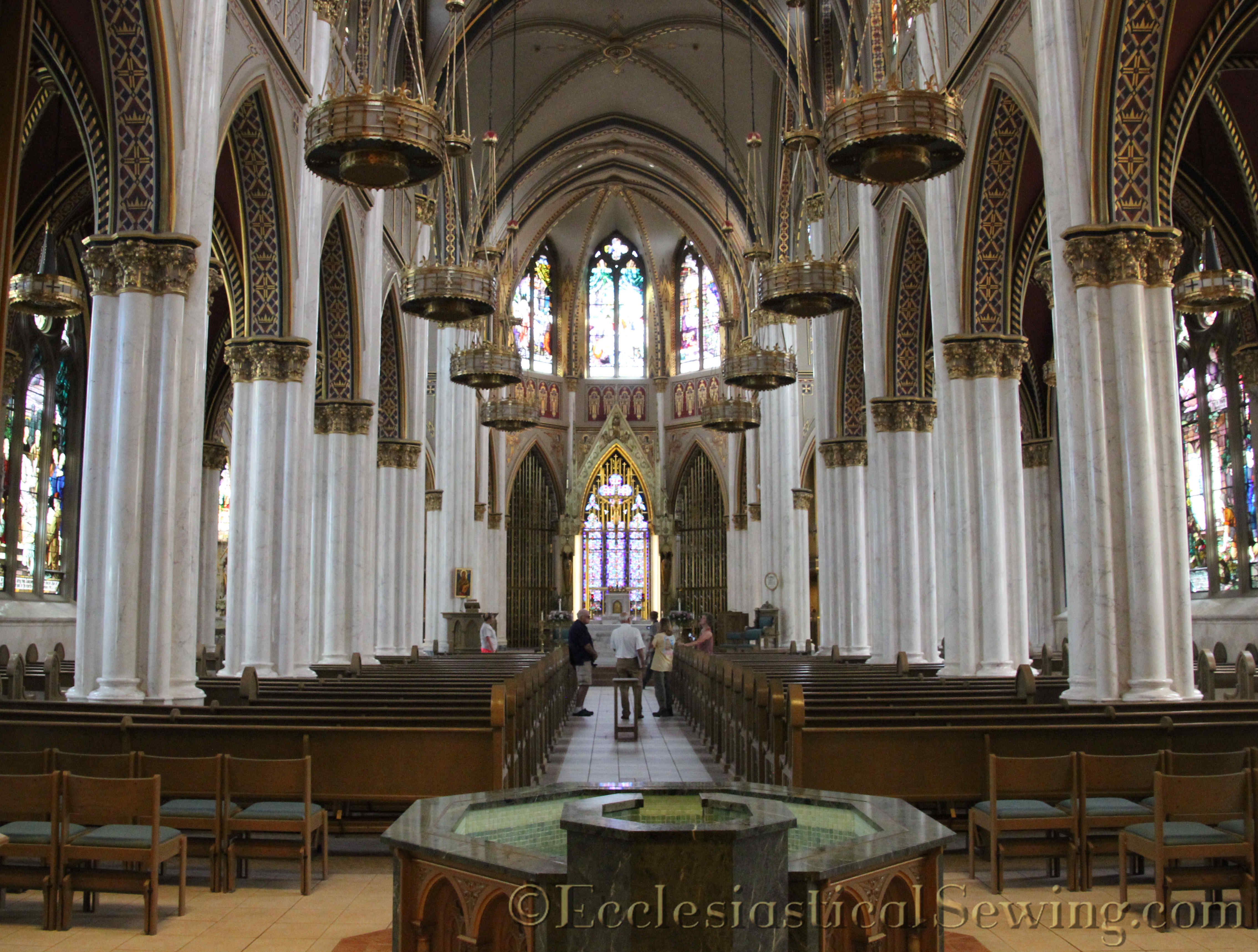 Central Aisle Cathedral fo St. Helena