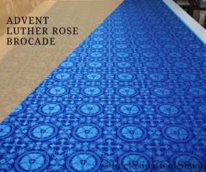 Advent Blue Luther Rose