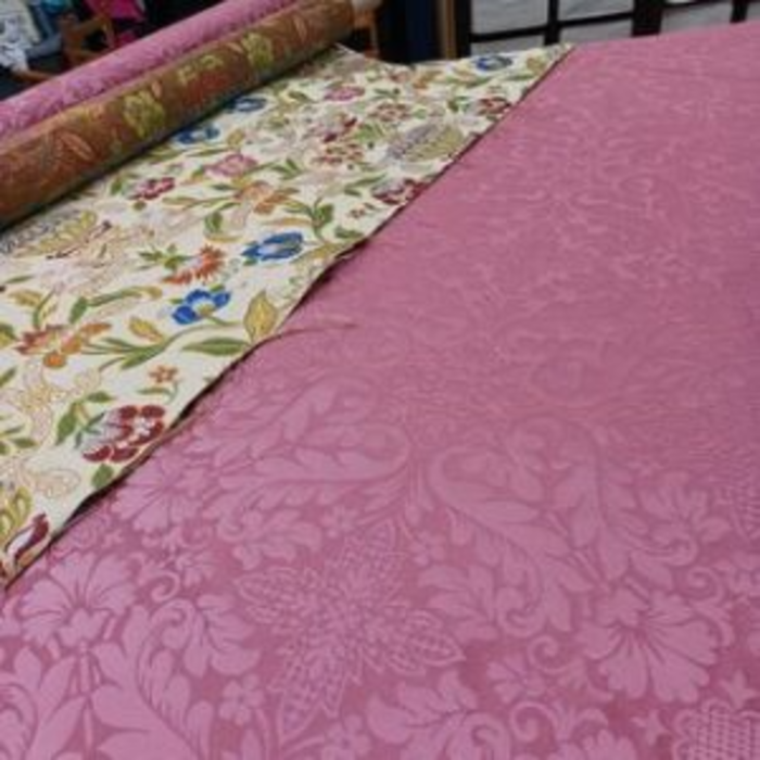 Rose Brocade Fabric 
