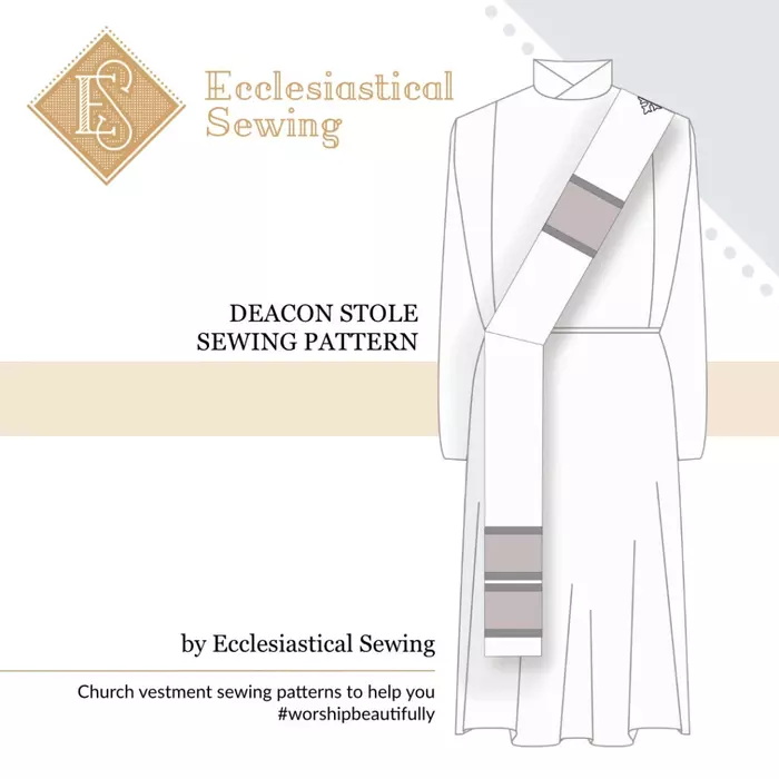 Pattern for Deacon Stole Sewing Pattern