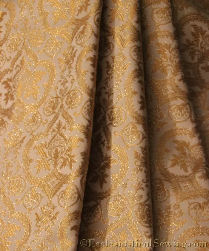 Gold Evesham Brocatelle Fabric