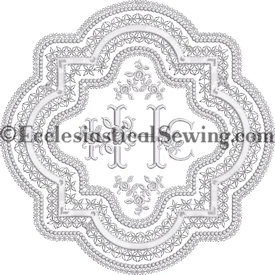 Altar linen Machine embroidery design Ecclesiastical Sewing