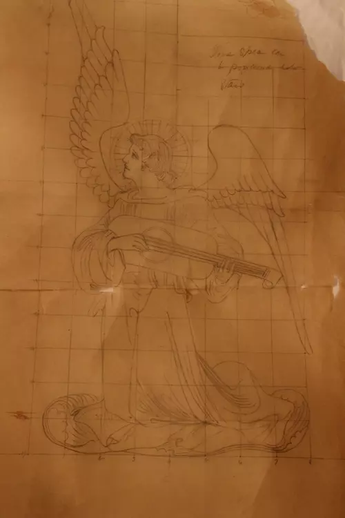 Angel Design for Ecclesiastical Embroidery