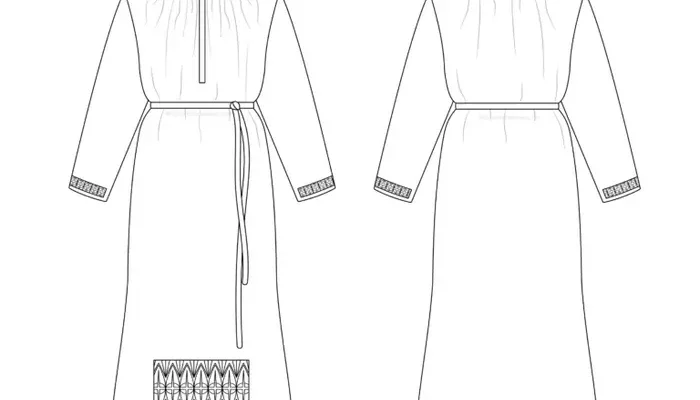 Linen Alb Sewing Pattern for Priests