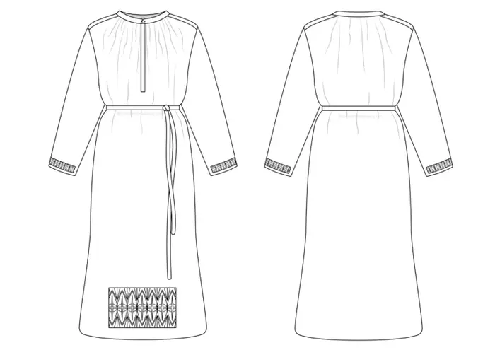
Linen Alb Sewing Pattern for Priests
