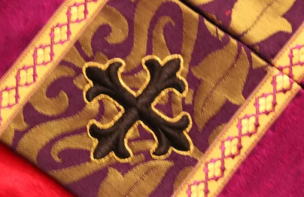 Fairford Violet Liturgical Fabric