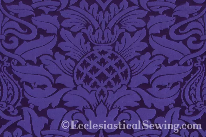 Pineapple motif in Fairford Ecclesiastical Fabric