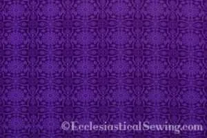 Glastonbury Violet Information on a Brocade
