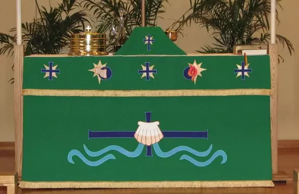 Green Altar Frontal and Superfrontal when it was first used