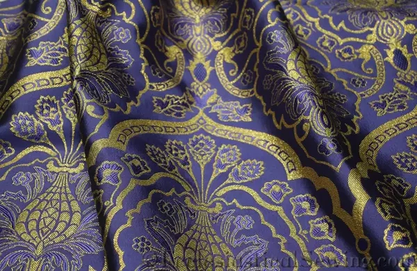 Religious Fabric Wakefield violet