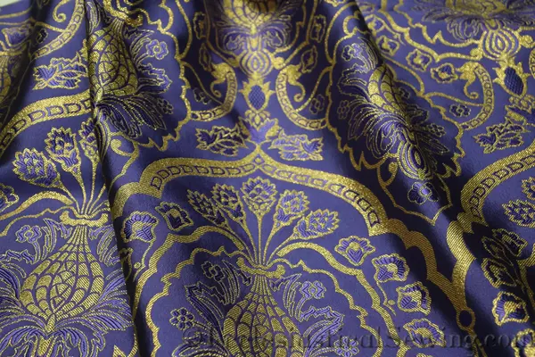 How to Match Patterns using Violet Ely Crown Liturgical Fabric ...