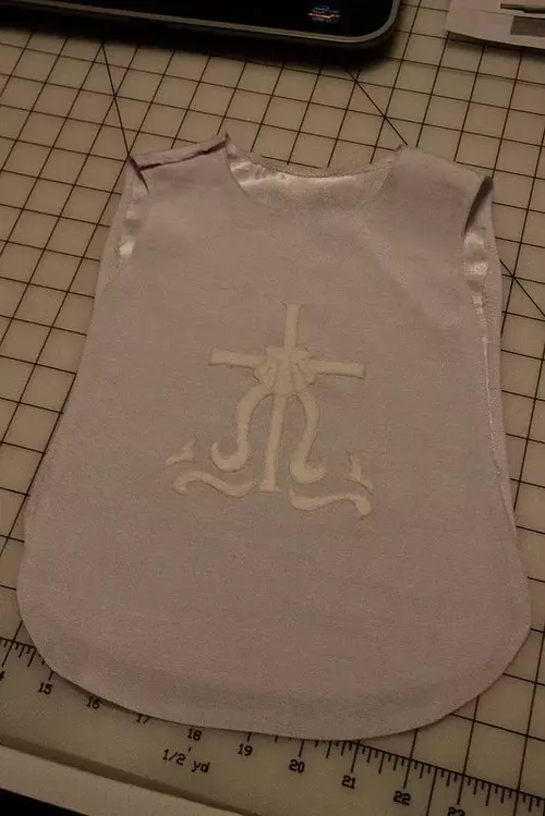 White baptism outlet garment