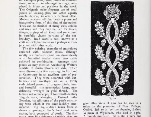 Butler Bowden Cope  Article by Grace Christie from  Embroidery: A Collection of Articles on Subjects Connected with Fine Embroidery