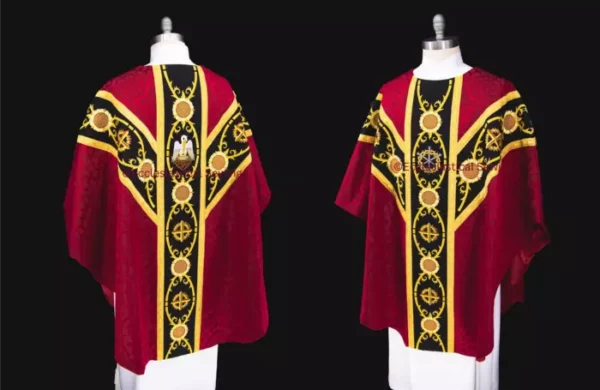 Red Chasuble with Pelican