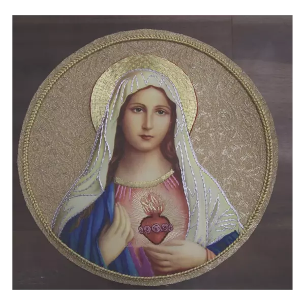 Immaculate Heart Applique Blue