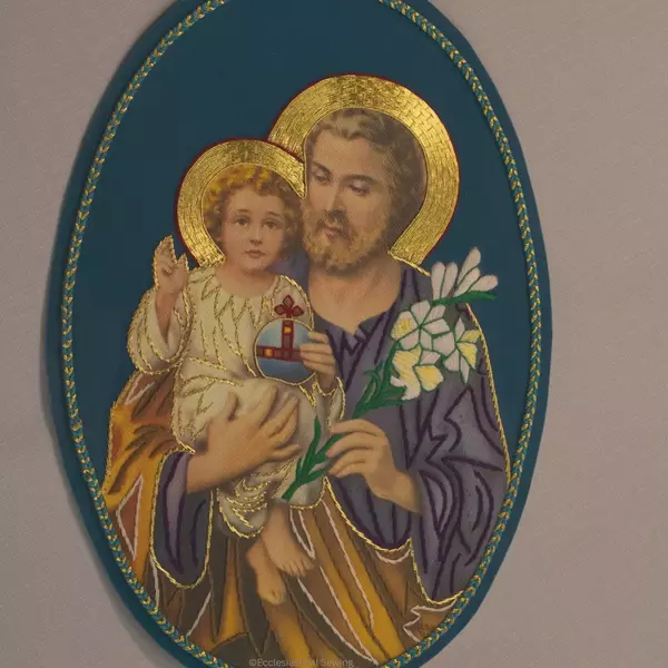 St. Joseph and Child Goldwork Applique