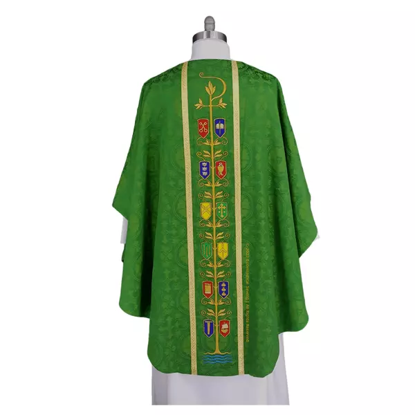 Green Apostle Chasuble for Pastors