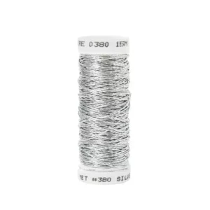 Silver Wire 380 - Metallic Embroidery Threads | Goldwork Hand Embroidery