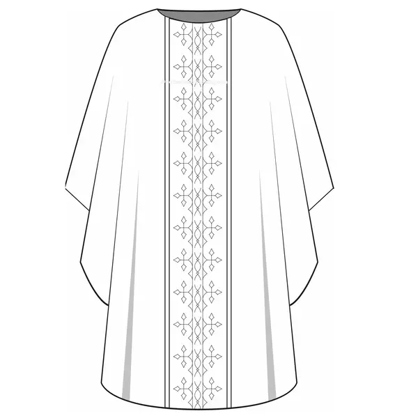 Gothic Chasuble Pattern with Column Orphrey | Style 3002 