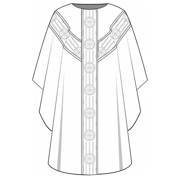 Gothic Chasuble Sewing Pattern Y Orphrey | Gothic Chasuble Style 3001 