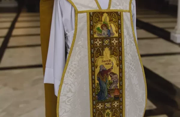 Century-Old Roman Fiddleback Chasuble