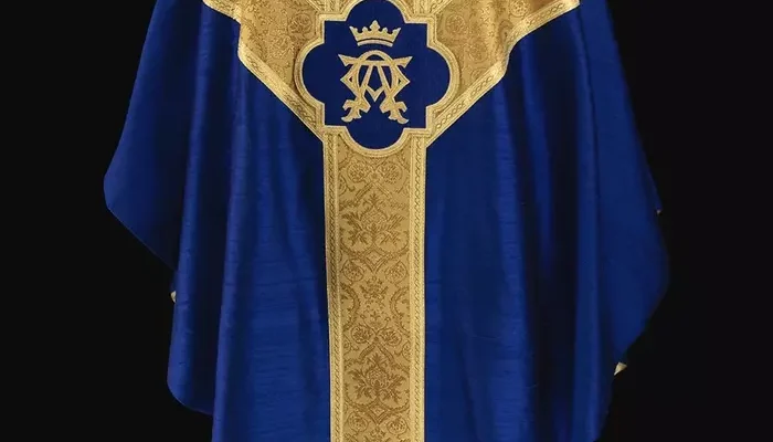 The Alpha and Omega Chasuble by Ecclesiastical Sewing