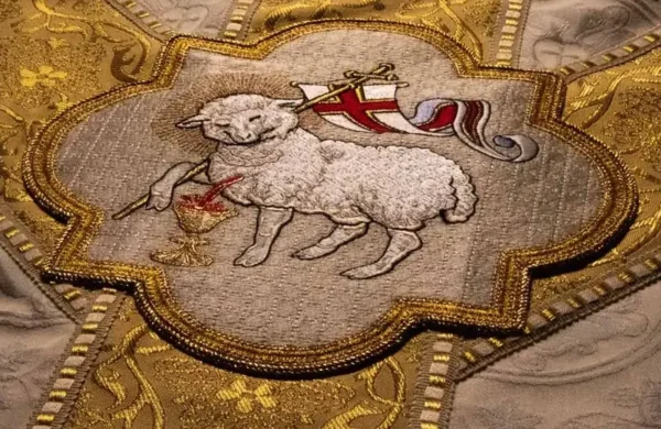 Agnus Dei Embroidery Design @ Ecclesiastical Sewing