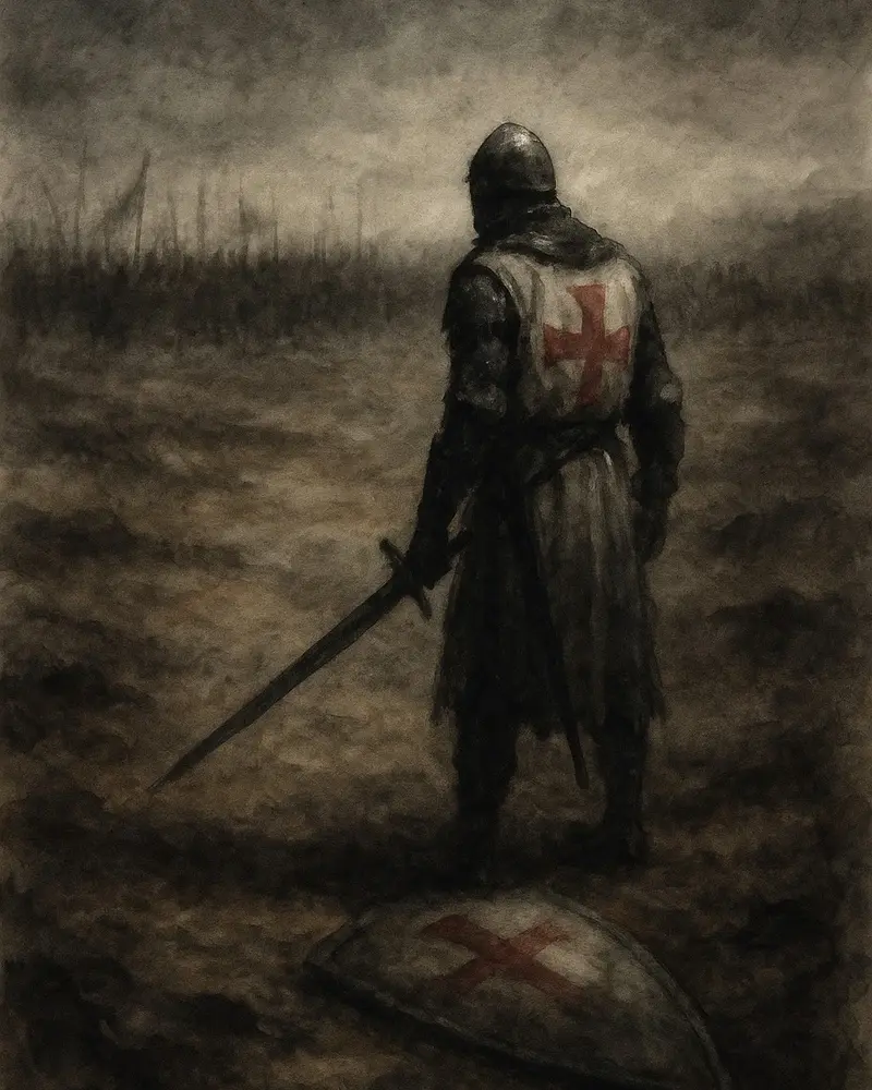 Armored knights and fierce battles