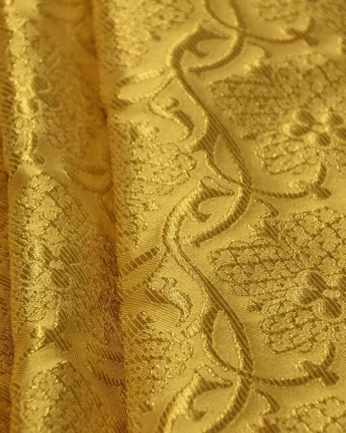St. Hubert Liturgical Fabric in Gold Color