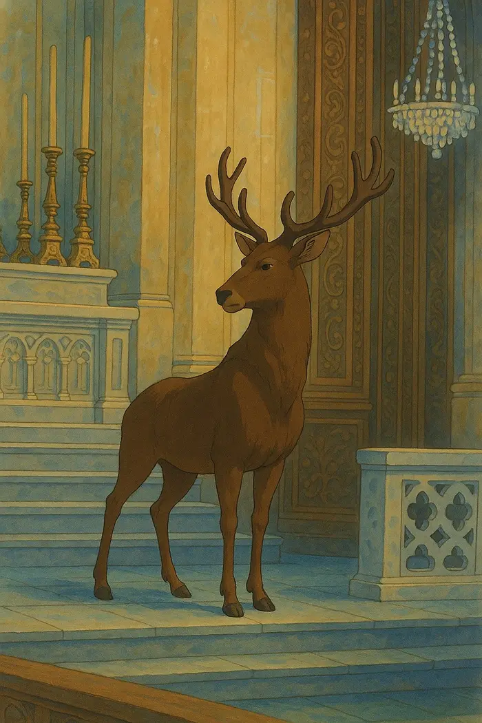 Stag and the Story of St. Hubert