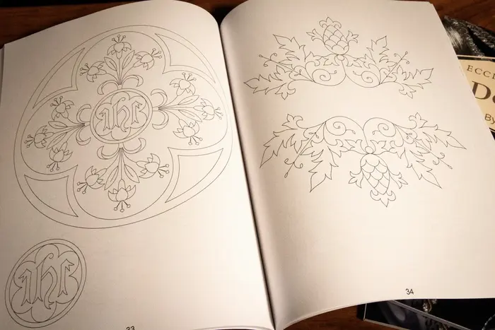 Ecclesiastical Embroidery Design Book by Ecclesiastical Sewing