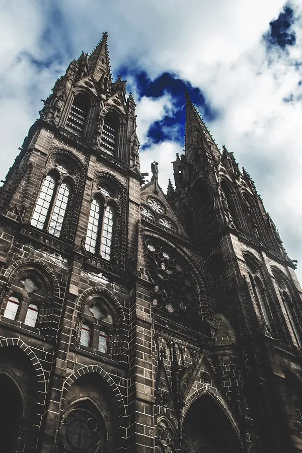 Exterior of Clermont-Ferrand Cathedral, France’s Black Church